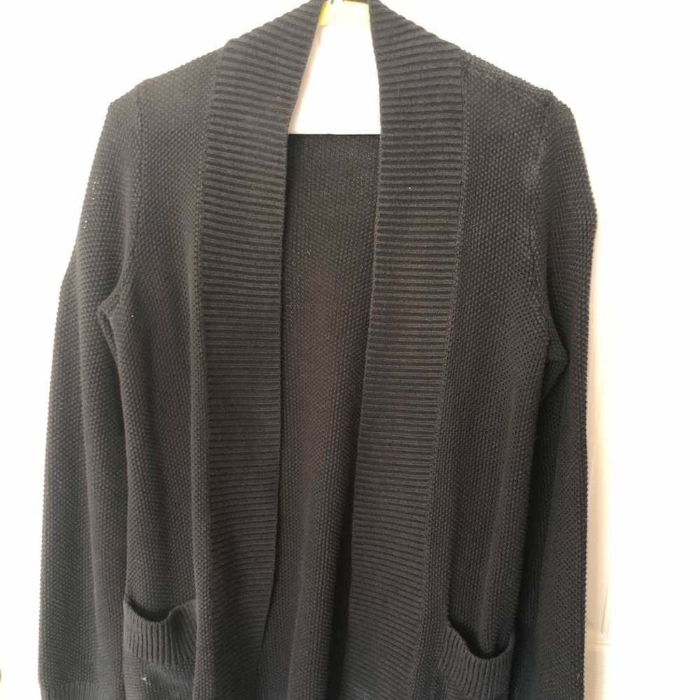 Black Cardigan Sweater - Great for spring/fall